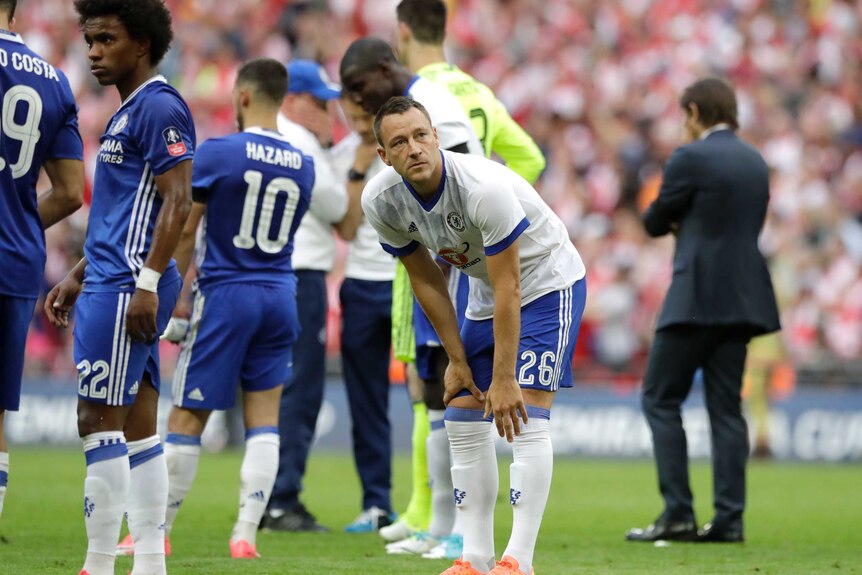 John Terry bemoans Chelsea's FA Cup final loss.