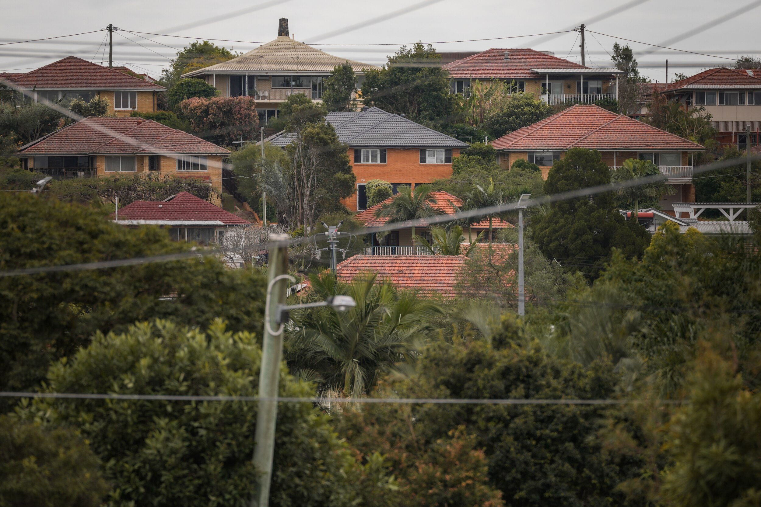 Houses on a ridge, located in Annerley Queensland.