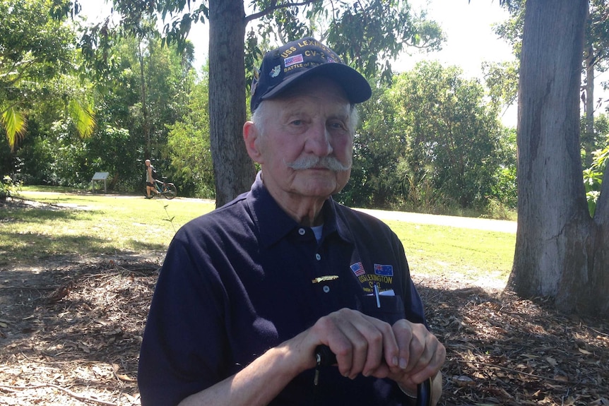 USS Lexington survivor Cecil Wiswell.