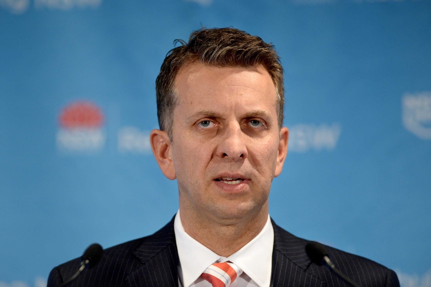 Andrew Constance answers questions.