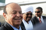 Yemen's president Abd-Rabbu Mansour Hadi
