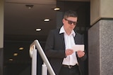 Adam Jose leaves Hobart Magistrates Court