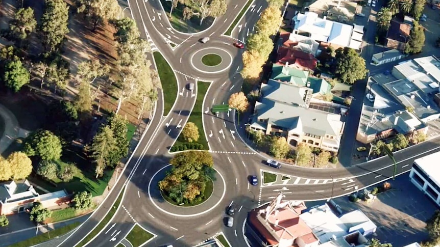 Designers hope two roundabouts are better than one