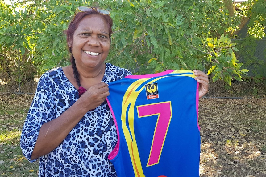 Benedicta Pindan manages the Looma football teams in the Kimberley