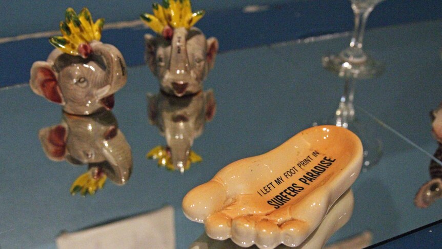 Porcelain souvenirs at a Gold Coast exhibition