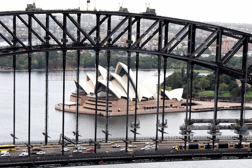 Security has been tightened around the Sydney Harbour Bridge and Opera House