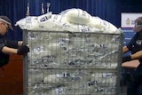 585 kg haul of ice