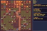 A screenshot of a 2D game called Bushfire Rescue Tactics.