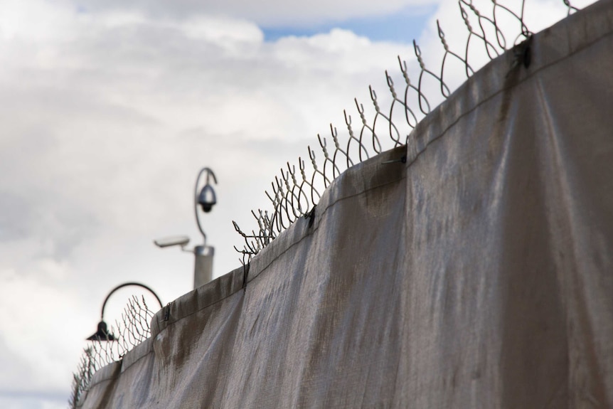 Prison barbed wire