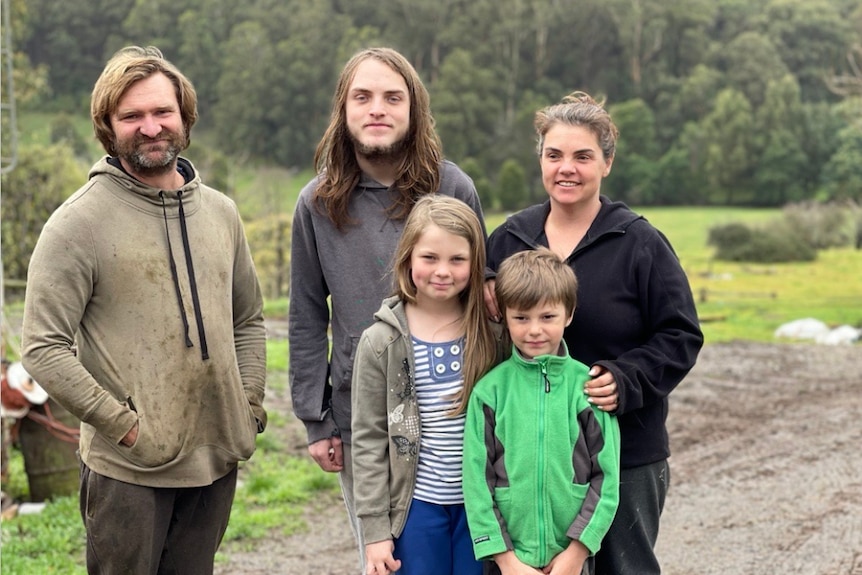 The Bowden family at Won Wron have had to move their cows to a neighbour's property to be milked due to storms and power outages