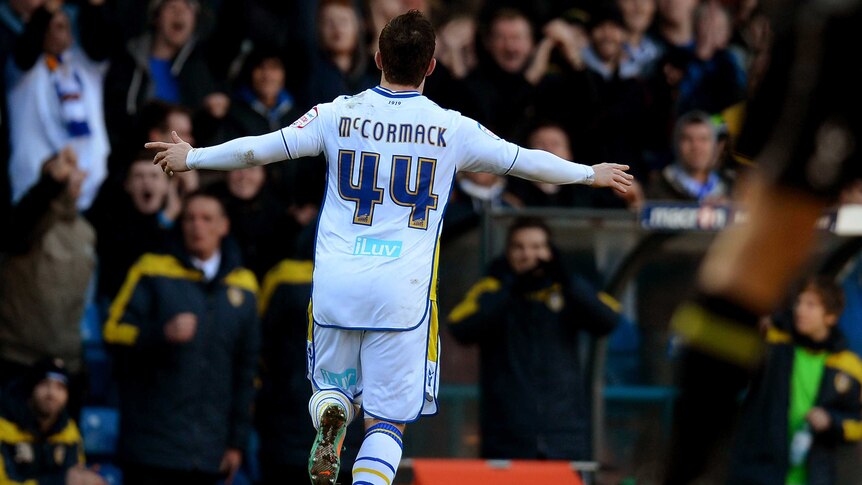 Ross McCormack scores a vital goal for Leeds United
