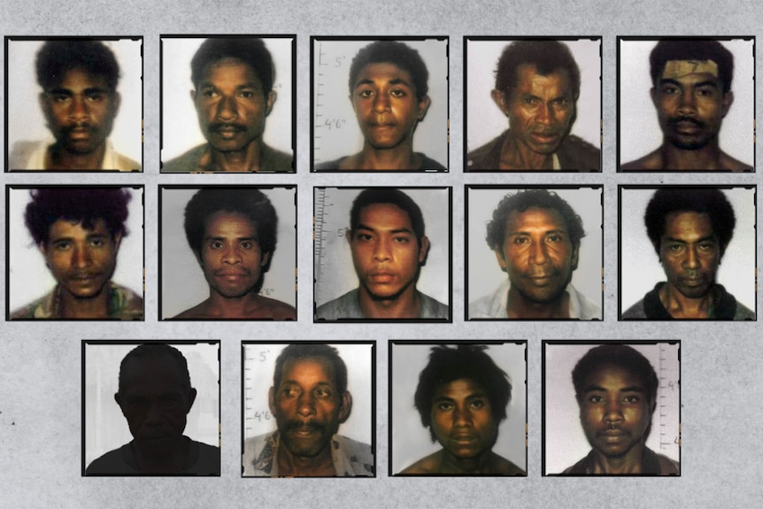 The 14 Timorese detainees interrogated by Australians in 1999