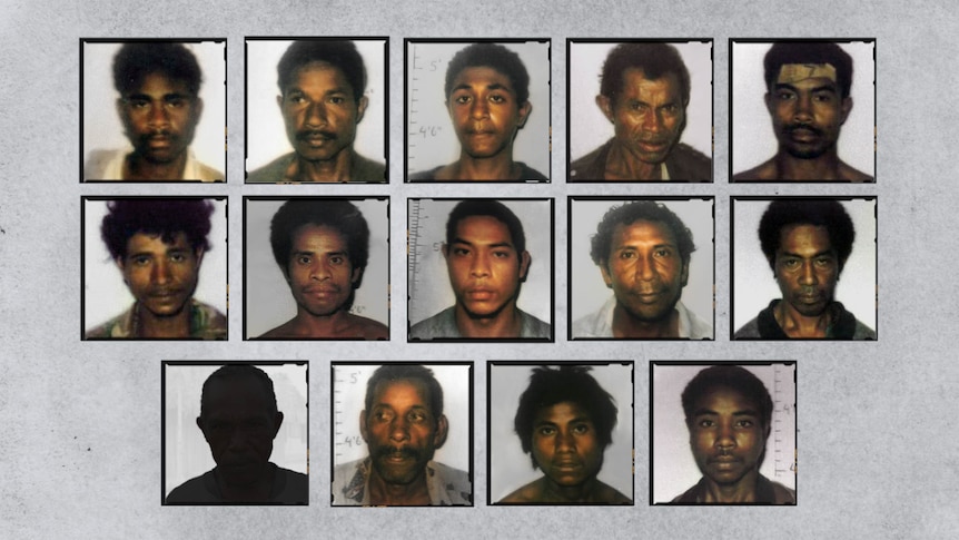 The 14 Timorese detainees interrogated by Australians in 1999