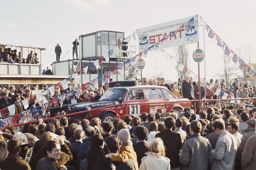 The start of the London to Sydney Marathon