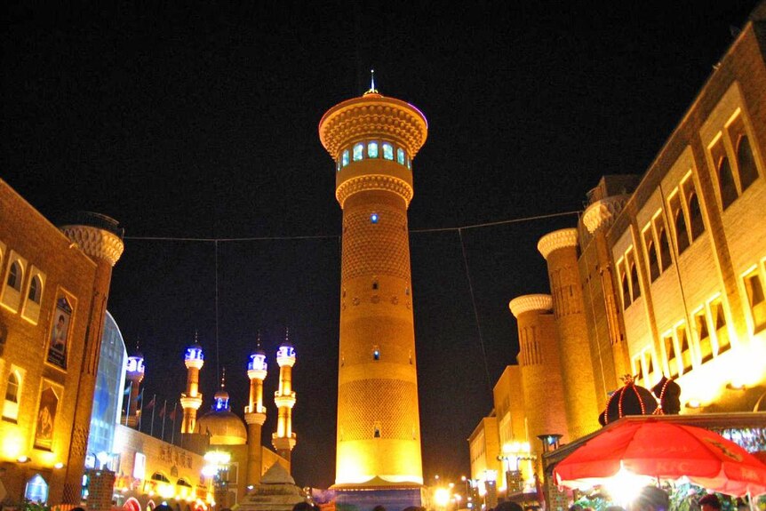 North-west China city, Urumqi's International Grand Bazaar Xinjiang.