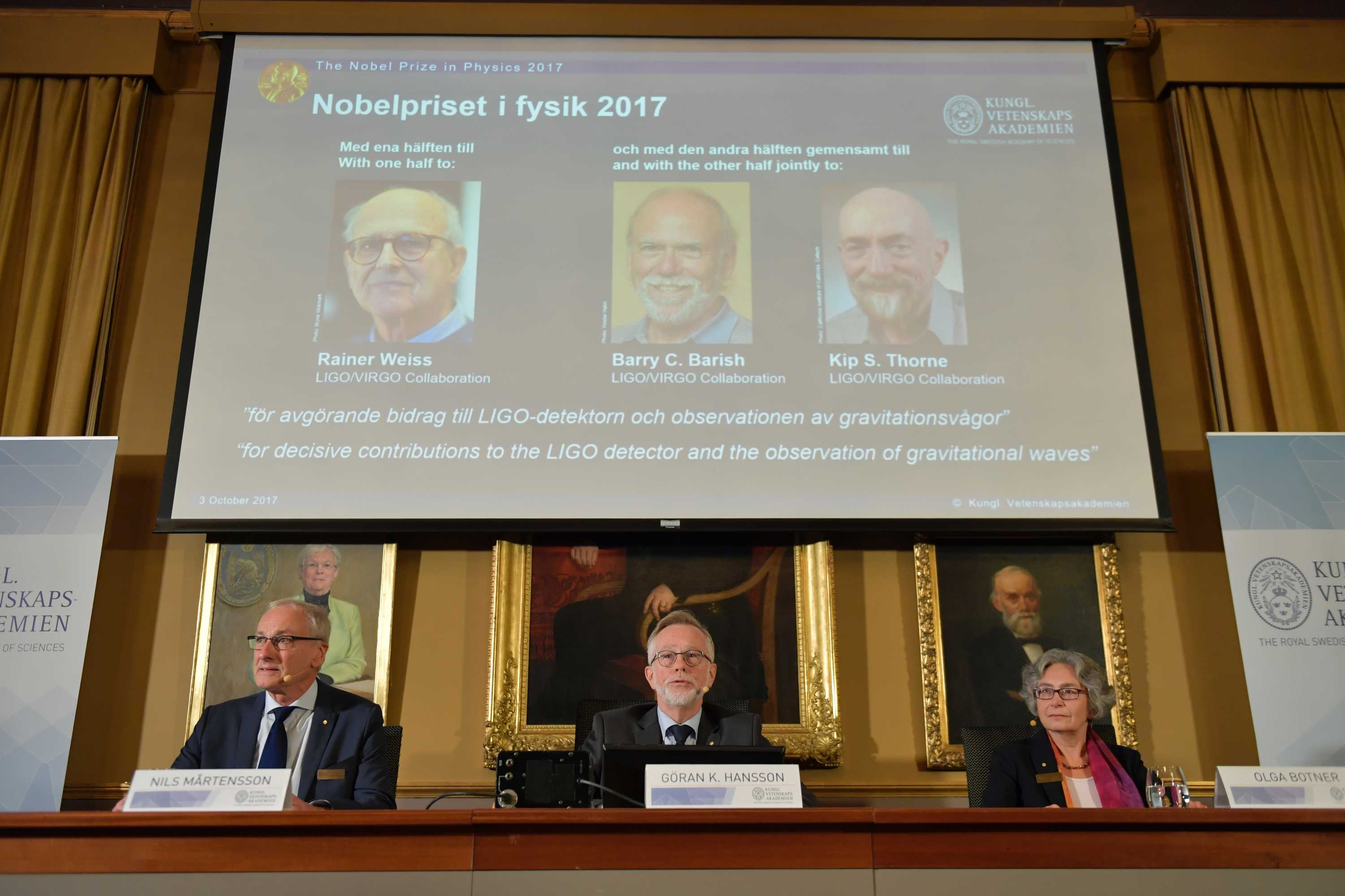 2017 Nobel Physics Prize: Three Scientists Awarded For Detection Of ...