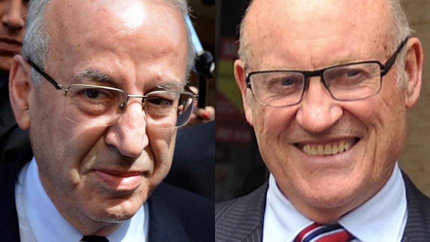 composite image of Eddie Obeid and Ian Macdonald.