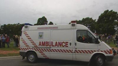 Ambulances were on the scene soon after Richard Carleton collapsed.
