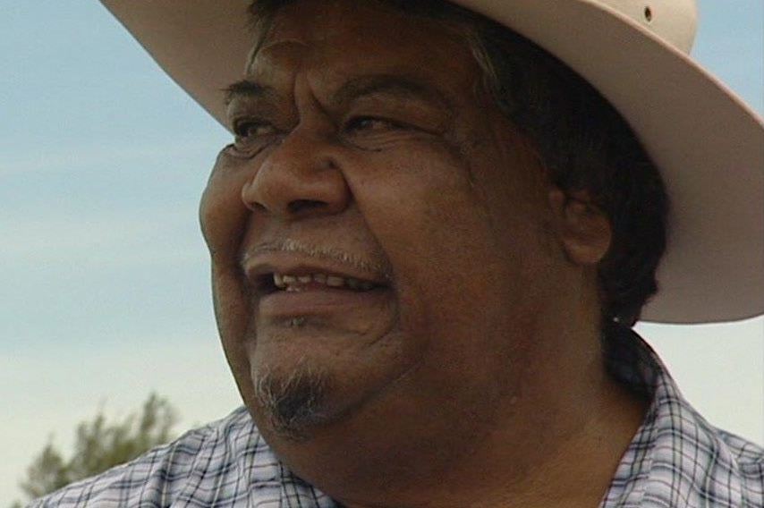 Close up of Indigenous leader John Ah Kit.