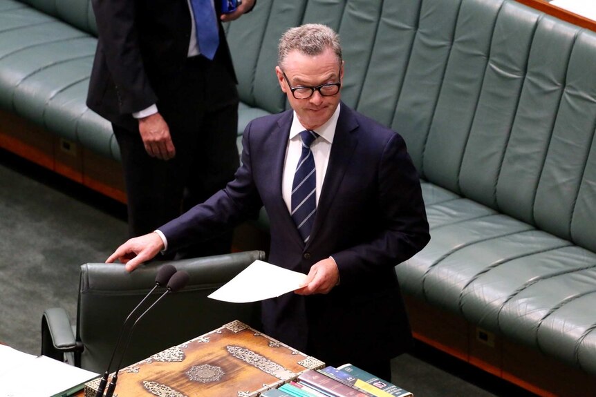 Christopher Pyne has announced breastfeeding politicans will be allowed children in the chamber