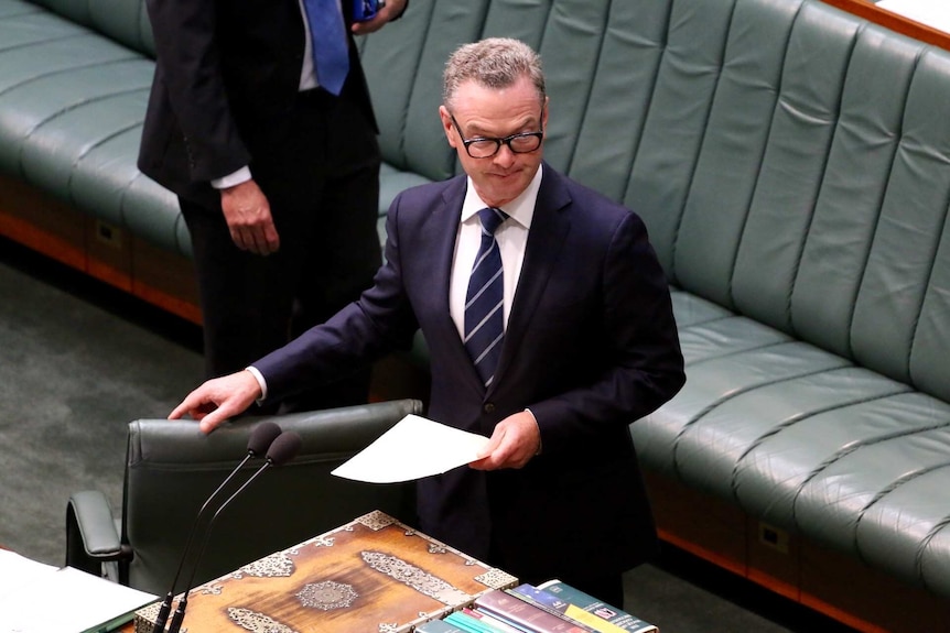 Christopher Pyne has in Parliament