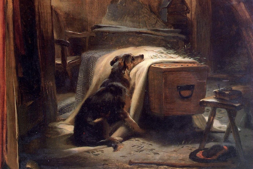 Old Shepherds Chief Mourner by Edwin Landseer