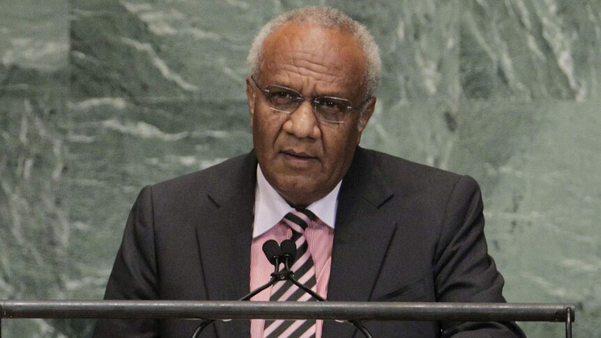 Vanuatu's prime minister Sato Kilman