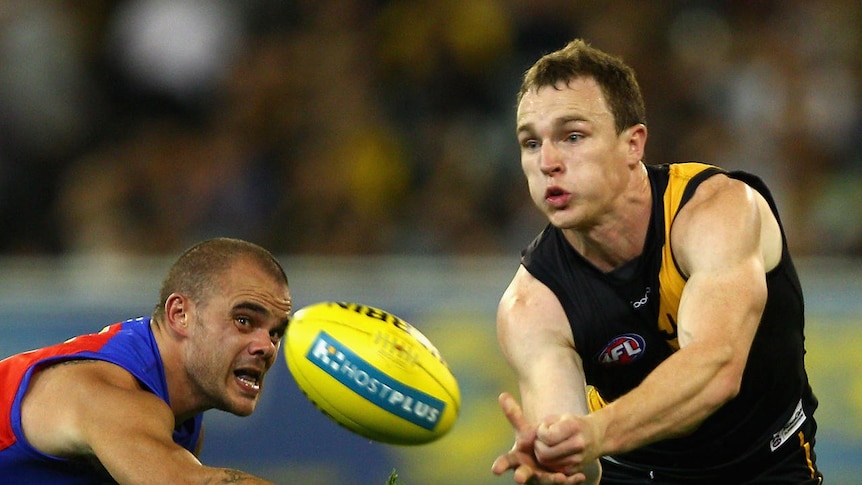 No rest: Nathan Foley kept himself busy all night with a marathon 40 touches.