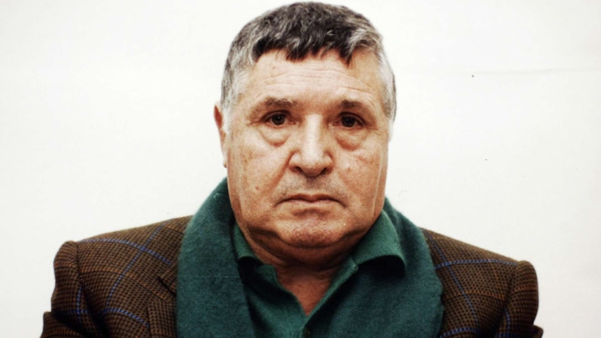 Jailed mobster Salvatore "Toto" Riina in a police handout photograph from his arrest