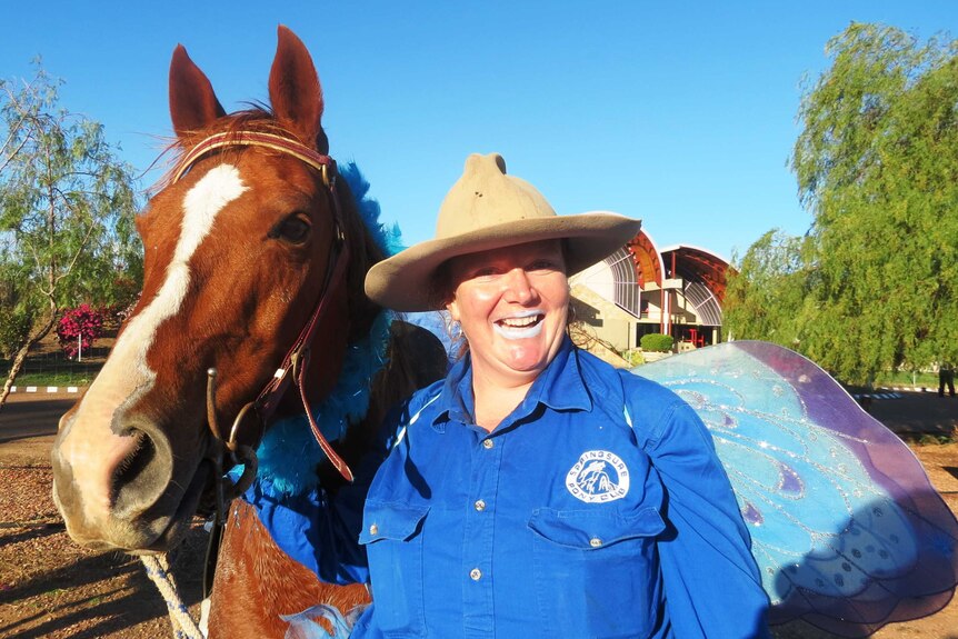 Dr Alison Kirby and her horse Dory