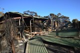 A destroyed house in Kersbrook