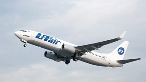 UTair operated Boeing 737-800 flying after take off