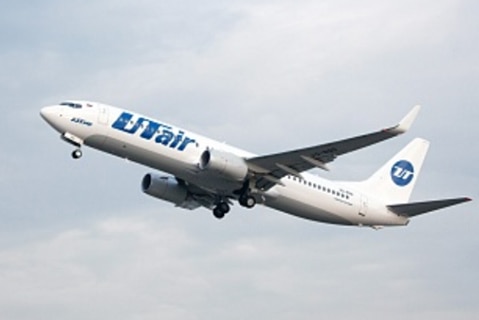 UTair operated Boeing 737-800 flying after take off