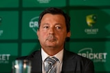 Cricket Australia chairman David Peever during a media conference in Melbourne.