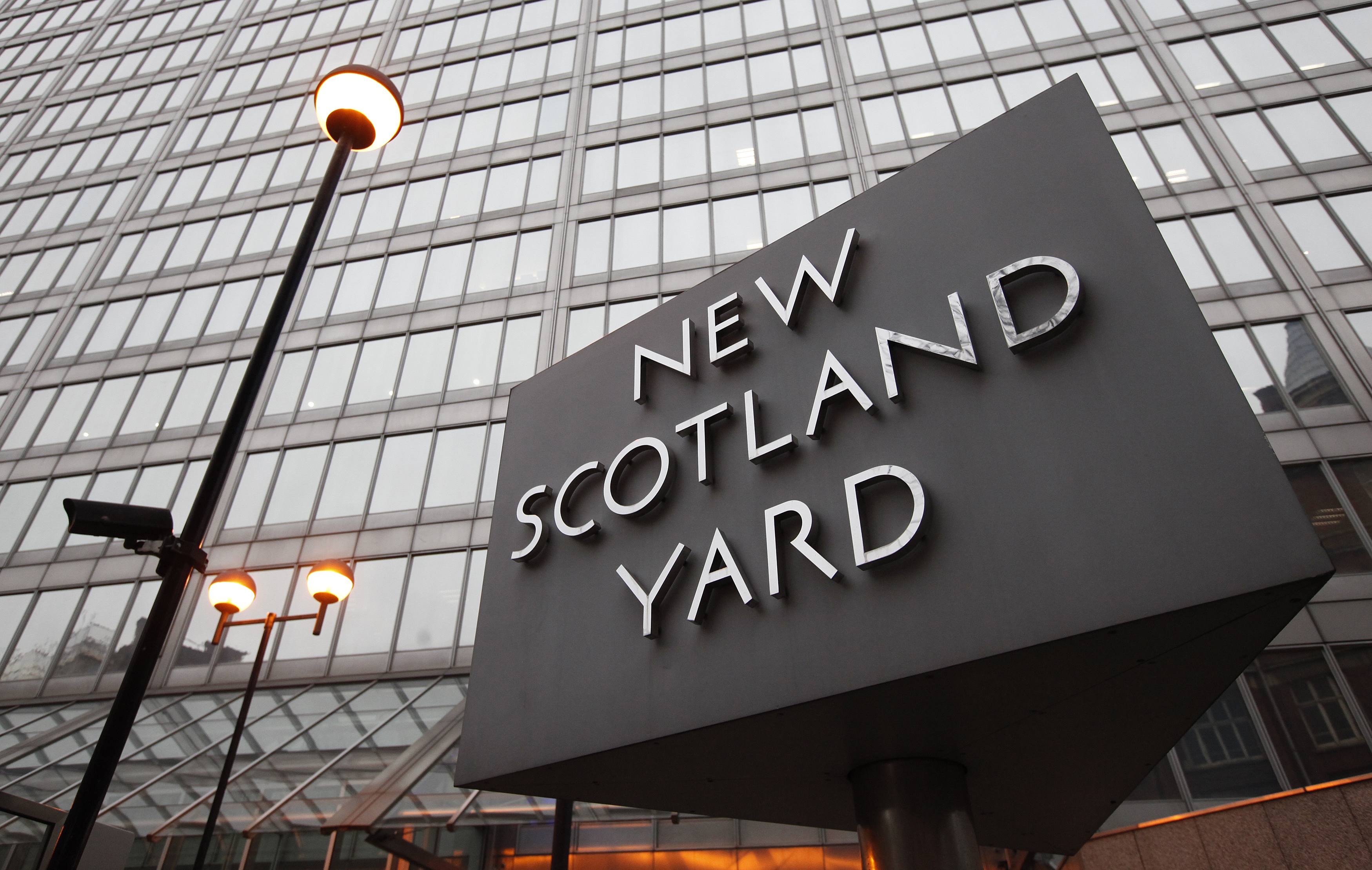 New Scotland Yard police headquarters in London, January 27, 2011.
