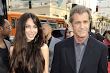 Mel Gibson and Oksana Grigorieva arrive at screening