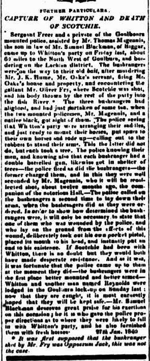 Bushranger Thomas Whitton's remains may threaten major redevelopment in ...