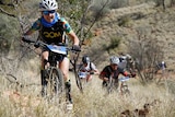 Riders at the 2016 Redback mountain bike event, Alice Springs.
