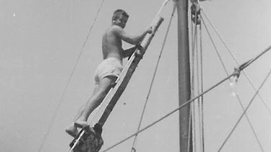 Kevin Morrison in Shark Bay, 1963