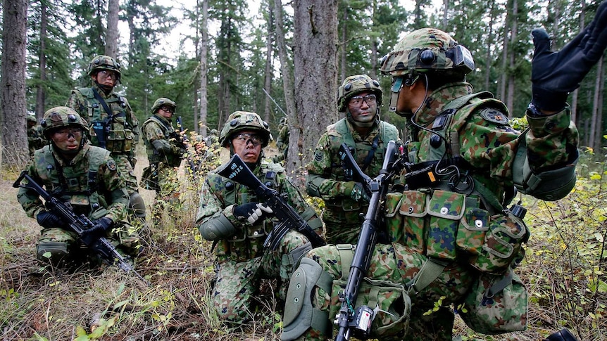 Japanese Ground Self-Defence Force personnel