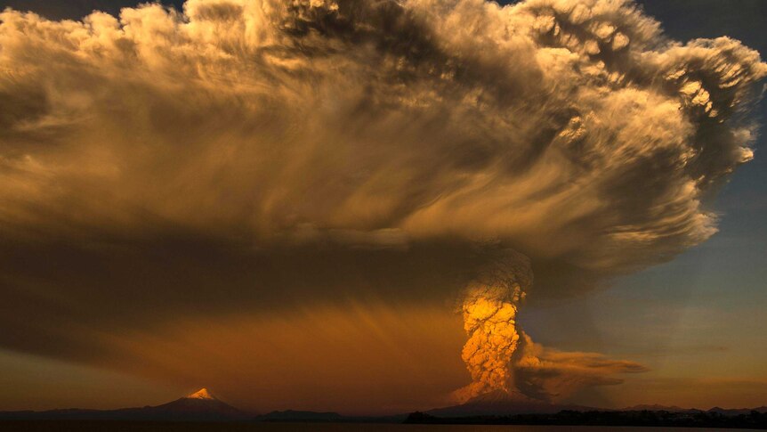 Eruption in Chile