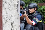 Indonesian special forces take part in anti-terror drill in Jakarta