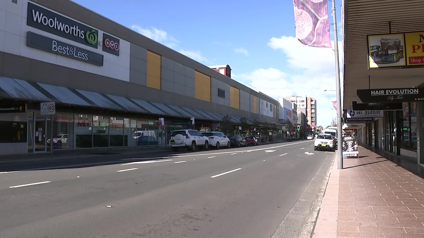 an empty street in a sydney suburb