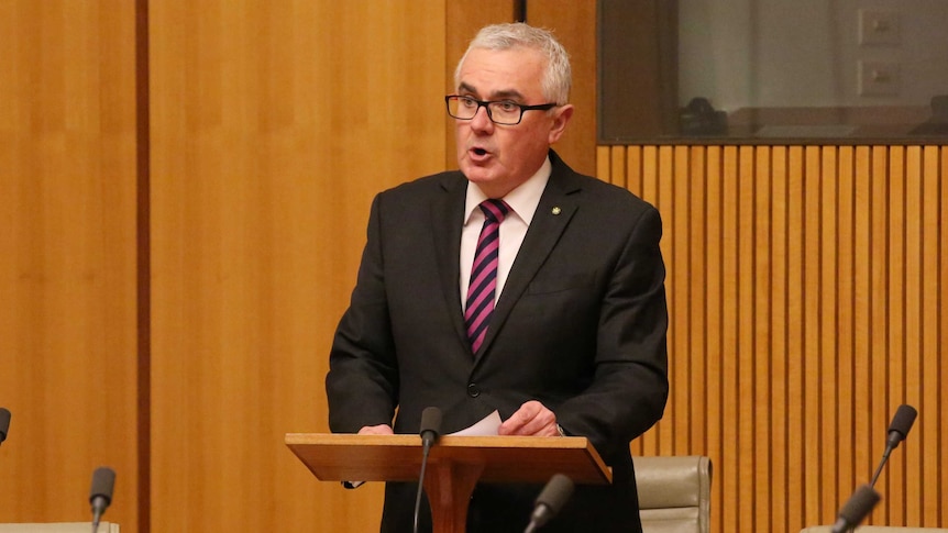 Andrew Wilkie uses parliamentary privilege to reveal intelligence charges against 'Witness K' and lawyer Bernard Collaery