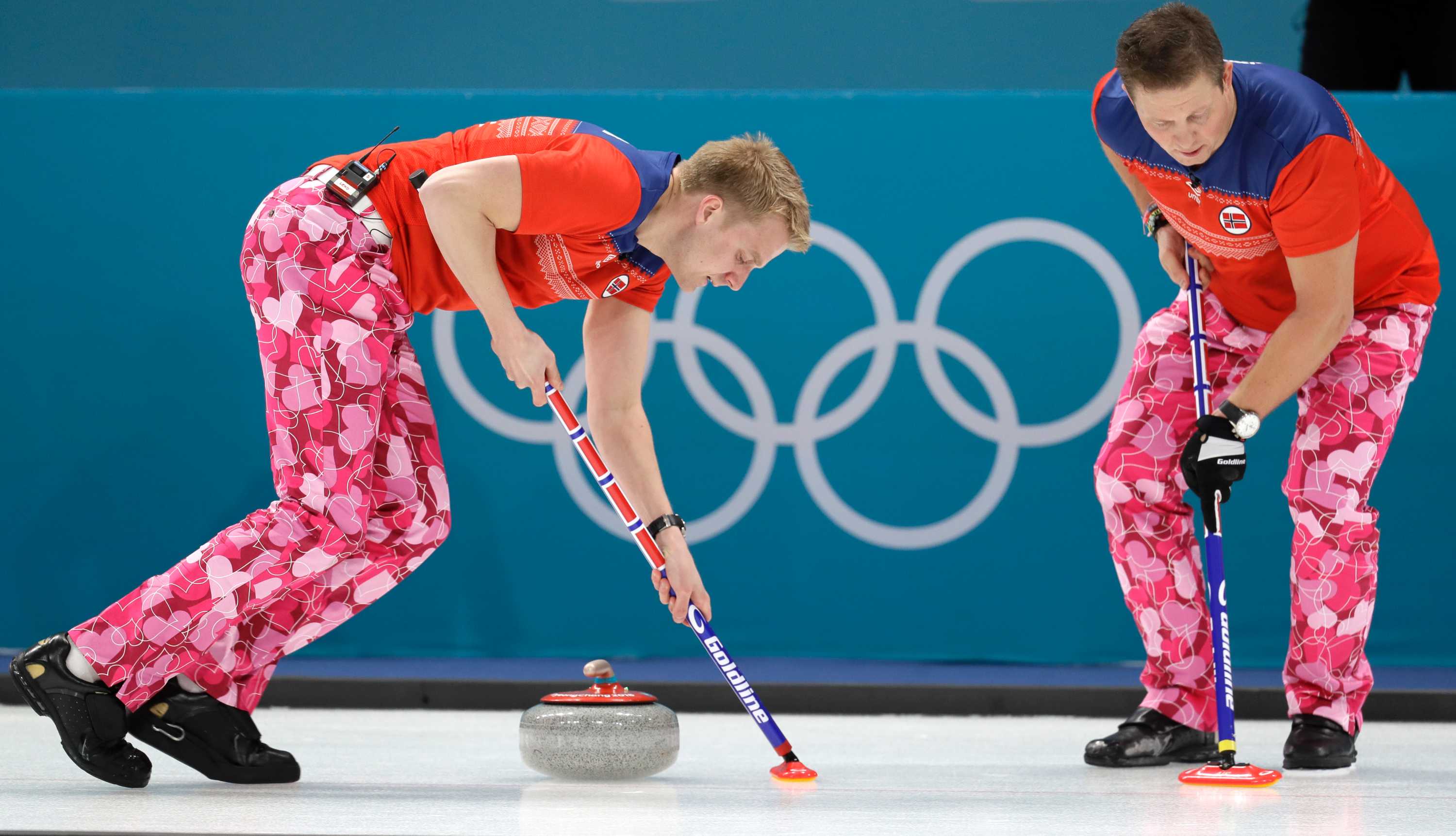 Winter Olympics Norway's curling pants party taking Pyeongchang by storm ABC News