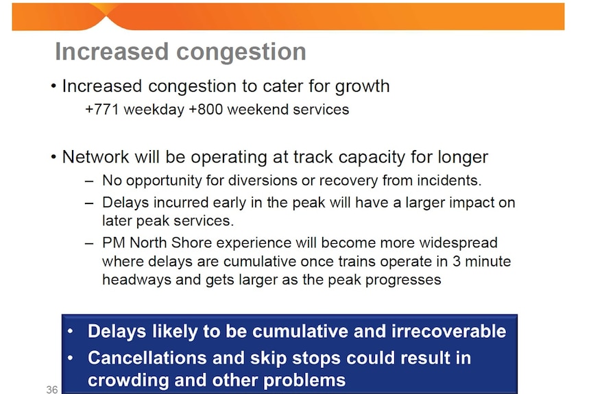 A screenshot of a page from a document about changes to the 2017 train timetable.