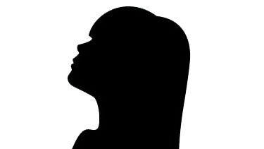 Silhouette of a girl