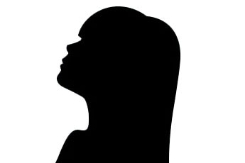Silhouette of a girl