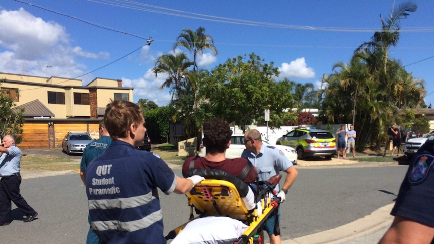 One of the 16 people hospitalised on the Gold Coast on the weekend.