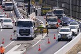 Road work to improve traffic flow on City West Link to add a 400-metre stretch near Crescent Overpass near Rozelle Interchange